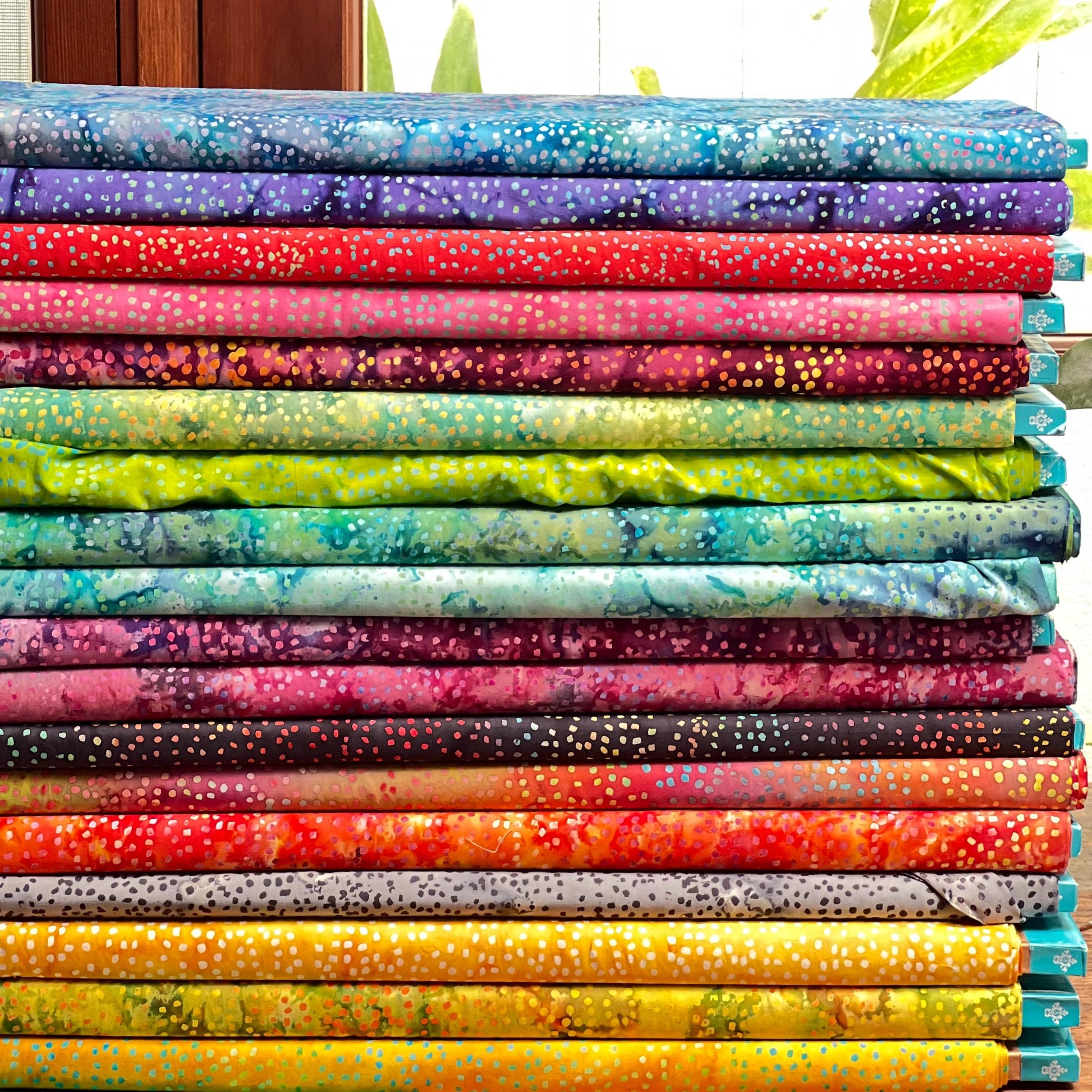 Sparkle and Shine batik fabric 18 fat quarters by Natalie Barnes for Anthology Fabrics Premium bali batik