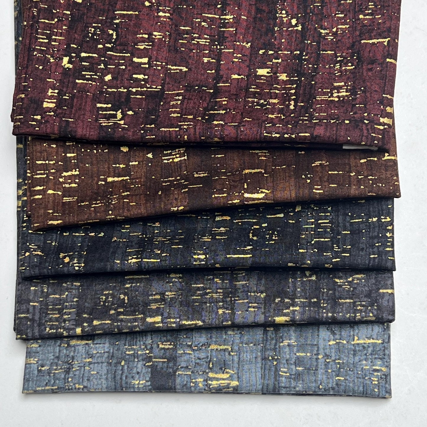 Uncorked fabric Brown Black HALF YARD bundle Windham Fabrics quilting cotton