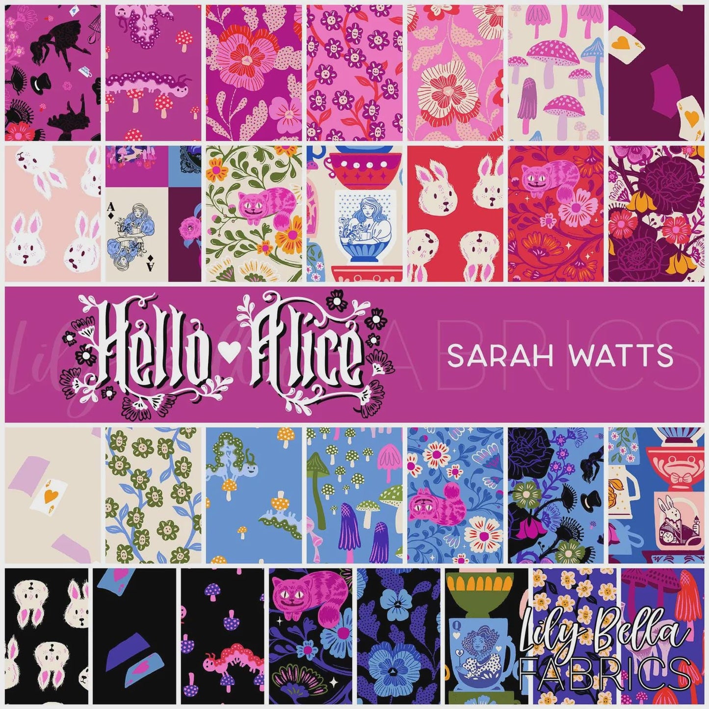 Hello Alice by Ruby Star Society fabric Jelly Roll 40 piece Moda Fabrics Quilting Cotton
