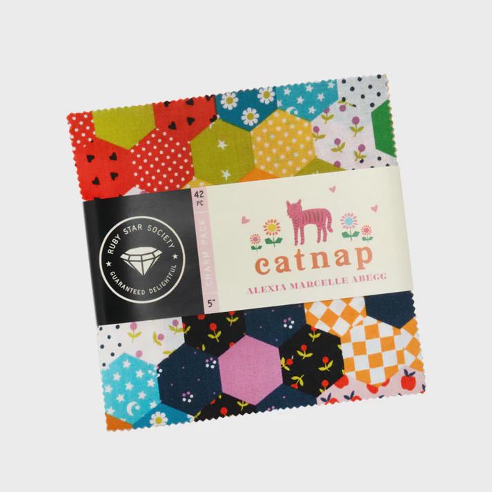 Catnap Charm Pack 42 pc Ruby Star Society fabric Moda Quilting Cotton