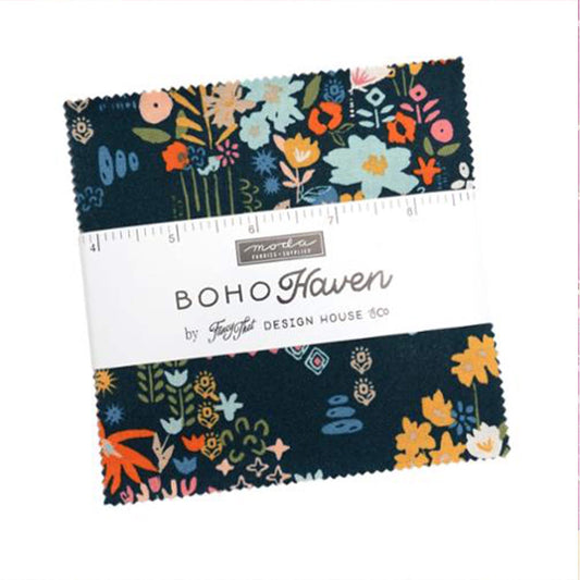 Boho Haven Charm Pack 42 pc fabric Moda Quilting Cotton