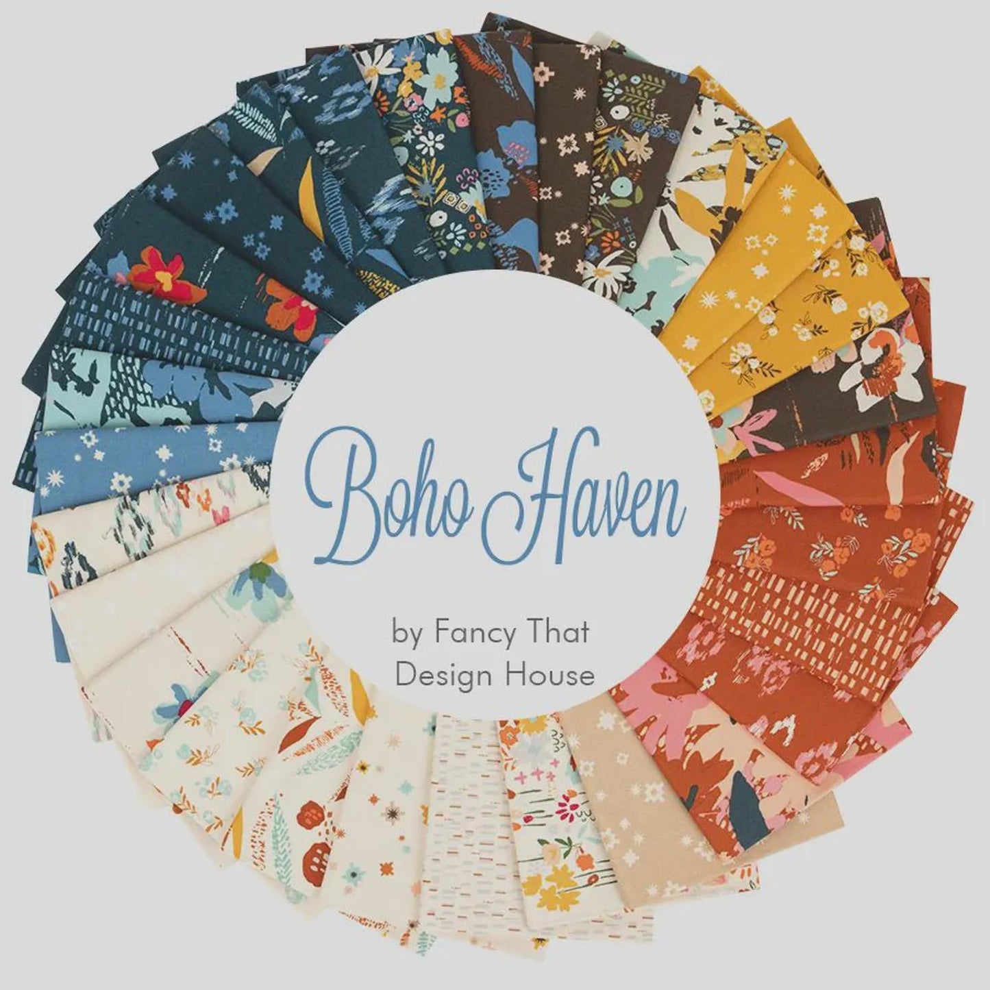 Boho Haven Layer Cake 42 pc fabric Moda Quilting Cotton