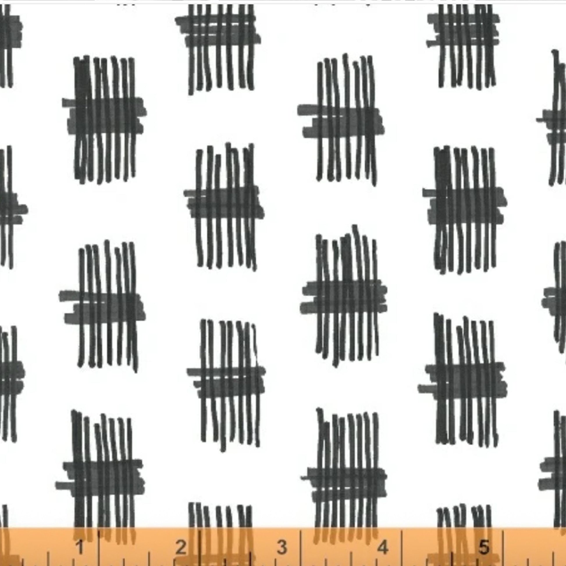 HOMEWARD fabric Natalie Barnes BTHY Black and White quilting cotton