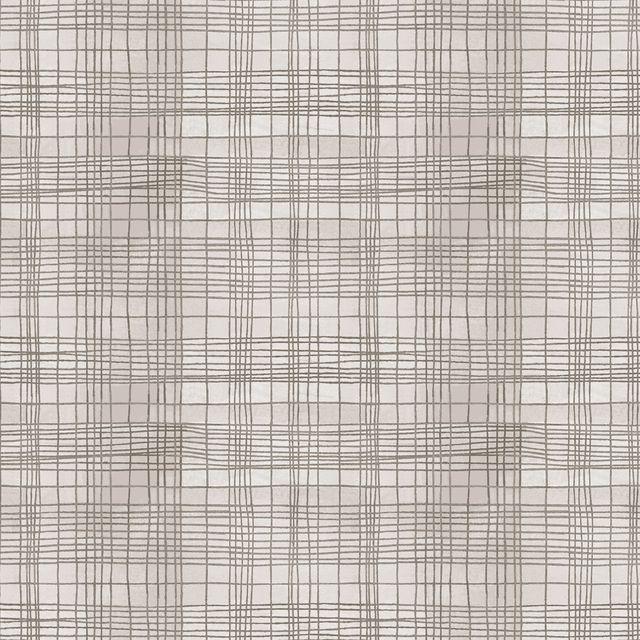 NEW The Plaid One fabric Marcia Derse String Theory in Seashell BTHY quilting cotton