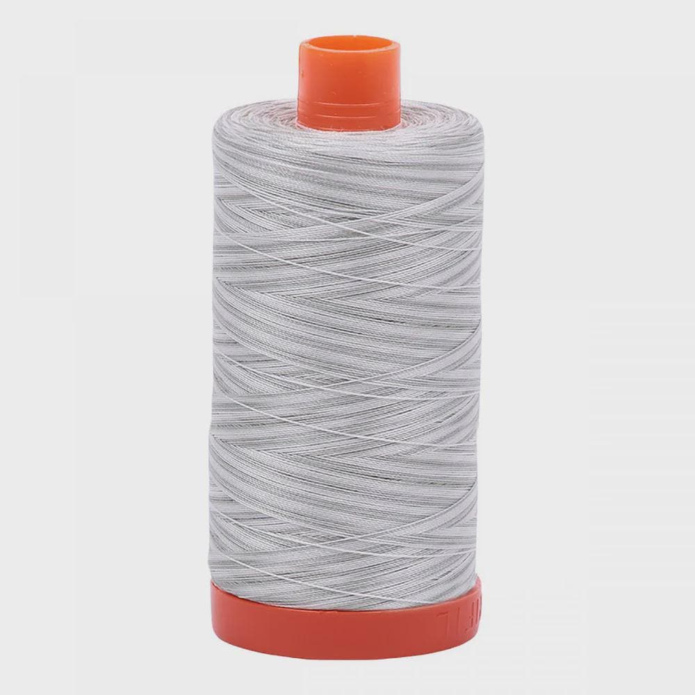AURIFIL White 4060 Silver Moon 50 wt Cotton Quilting Thread 1422 Yards