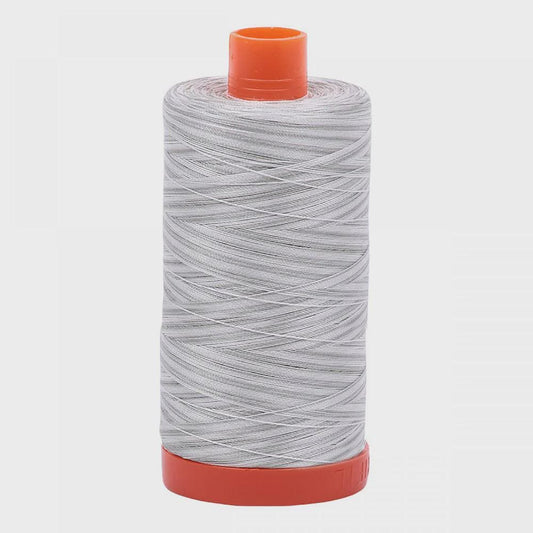 AURIFIL White 4060 Silver Moon 50 wt Cotton Quilting Thread 1422 Yards