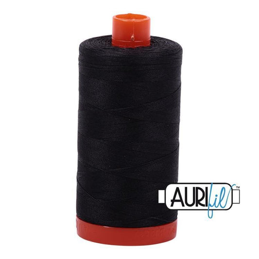 AURIFIL Very Dark Grey 4241 50 wt Cotton Quilting Thread 1422 Yards