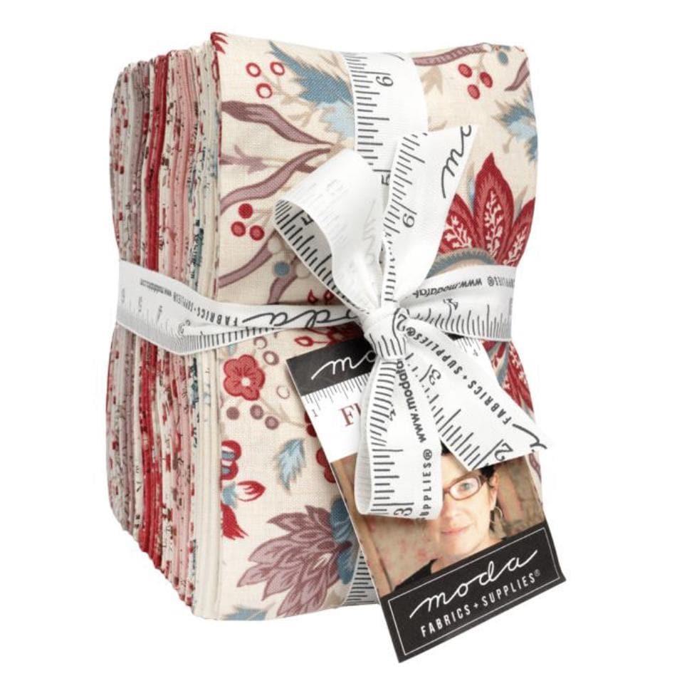 Fleur de Paris 9 x 22 fabric bundle French General Moda Fabrics Quilting Cotton