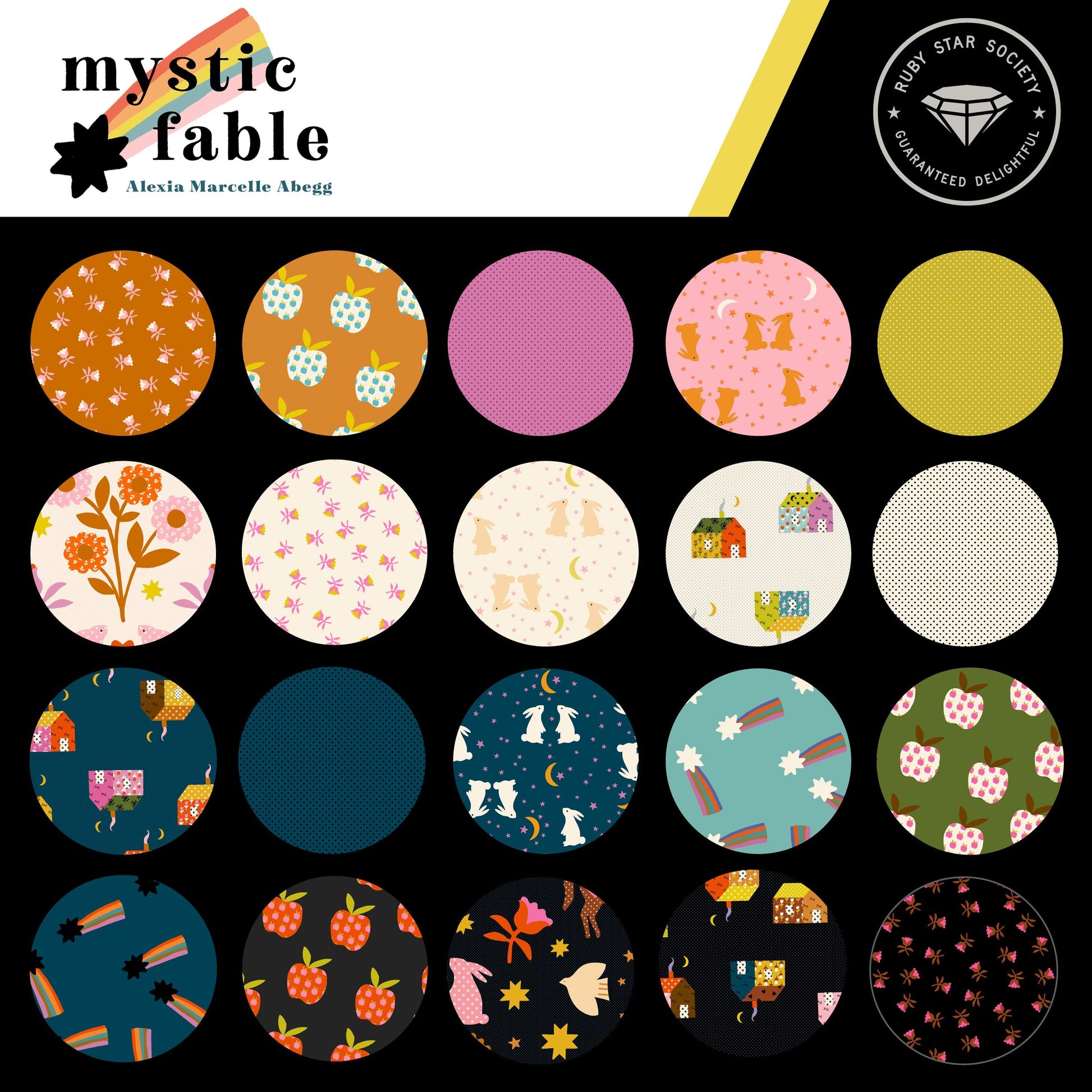 Mystic Fable fabric 10 inch squares Layer Cake Ruby Star Society Moda Fabrics
