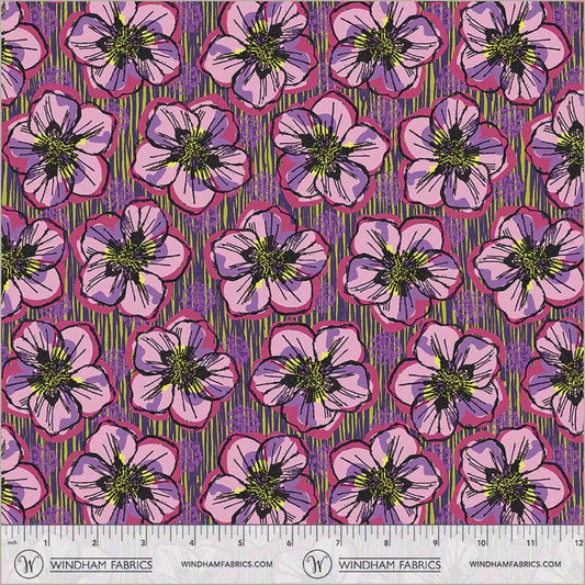 Winding Road Fabric Natalie Barnes Blossom Windham Fabrics BTHY Quilting Cotton