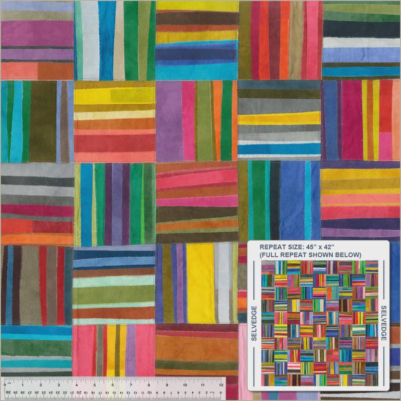 MARCIA DERSE Field Guide to Palette fabric BTY by the yard High Density Cotton