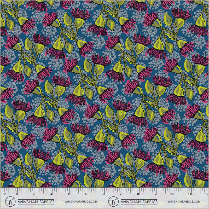 HALF YARD BUNDLE Winding Road Fabric Natalie Barnes 24 half yards Windham Fabrics Quilting Cotton