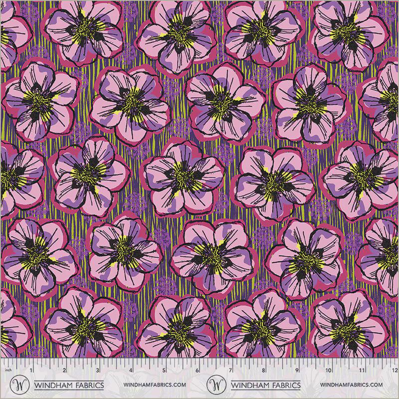 HALF YARD BUNDLE Winding Road Fabric Natalie Barnes 24 half yards Windham Fabrics Quilting Cotton