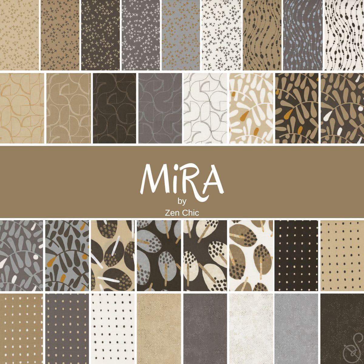 Zen Chic Mira Charm Squares 5 x 5 Moda Fabrics