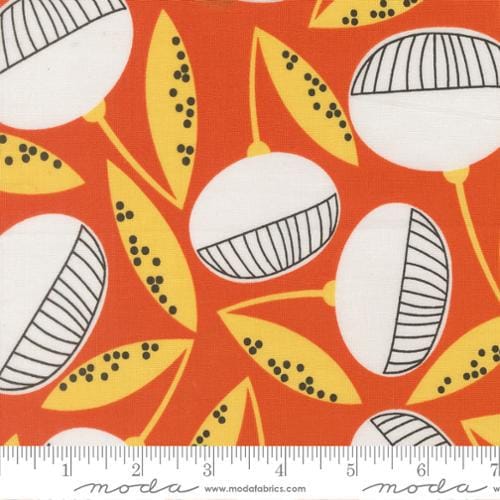 Bali Song fabric Color Papaya Zen Chic for Moda Fabrics BTY Quilting Cotton 11660 16
