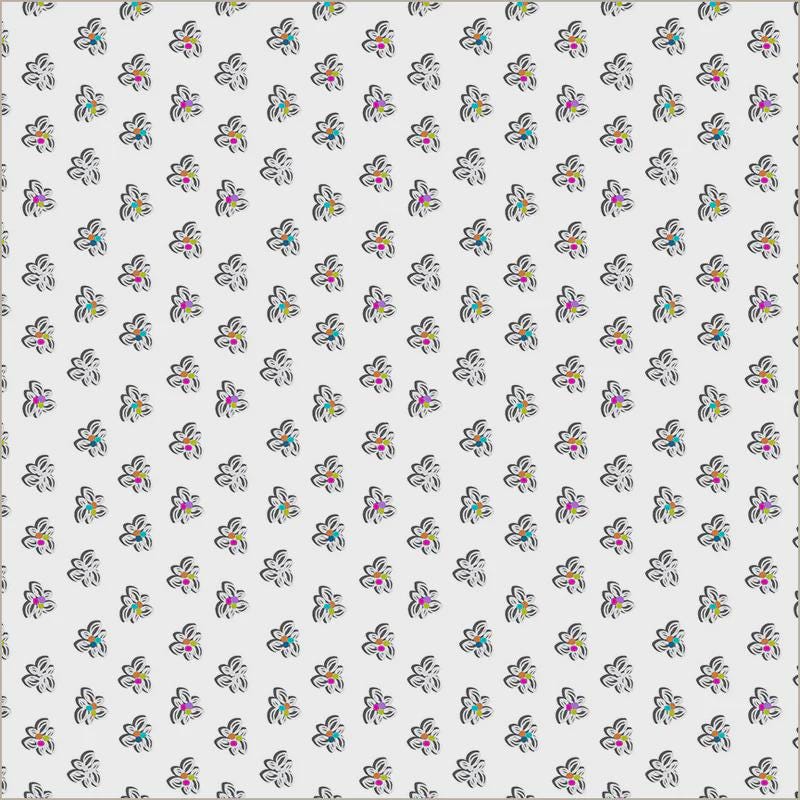 Winding Road fabric Grey and White Pinwheel Natalie Barnes Windham Fabrics BTHY Quilting Cotton