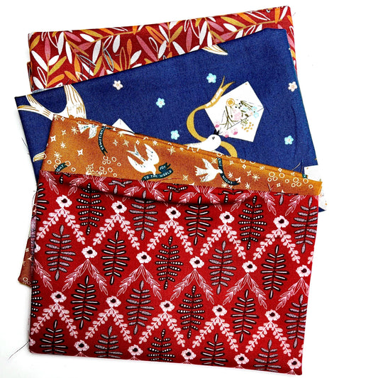 Fancy That Design House Four fat quarters bundle Moda Quilting Cotton