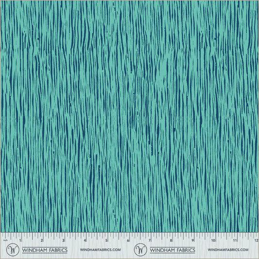 Winding Road fabric Teal Grasses Natalie Barnes Windham Fabrics BTHY Quilting Cotton