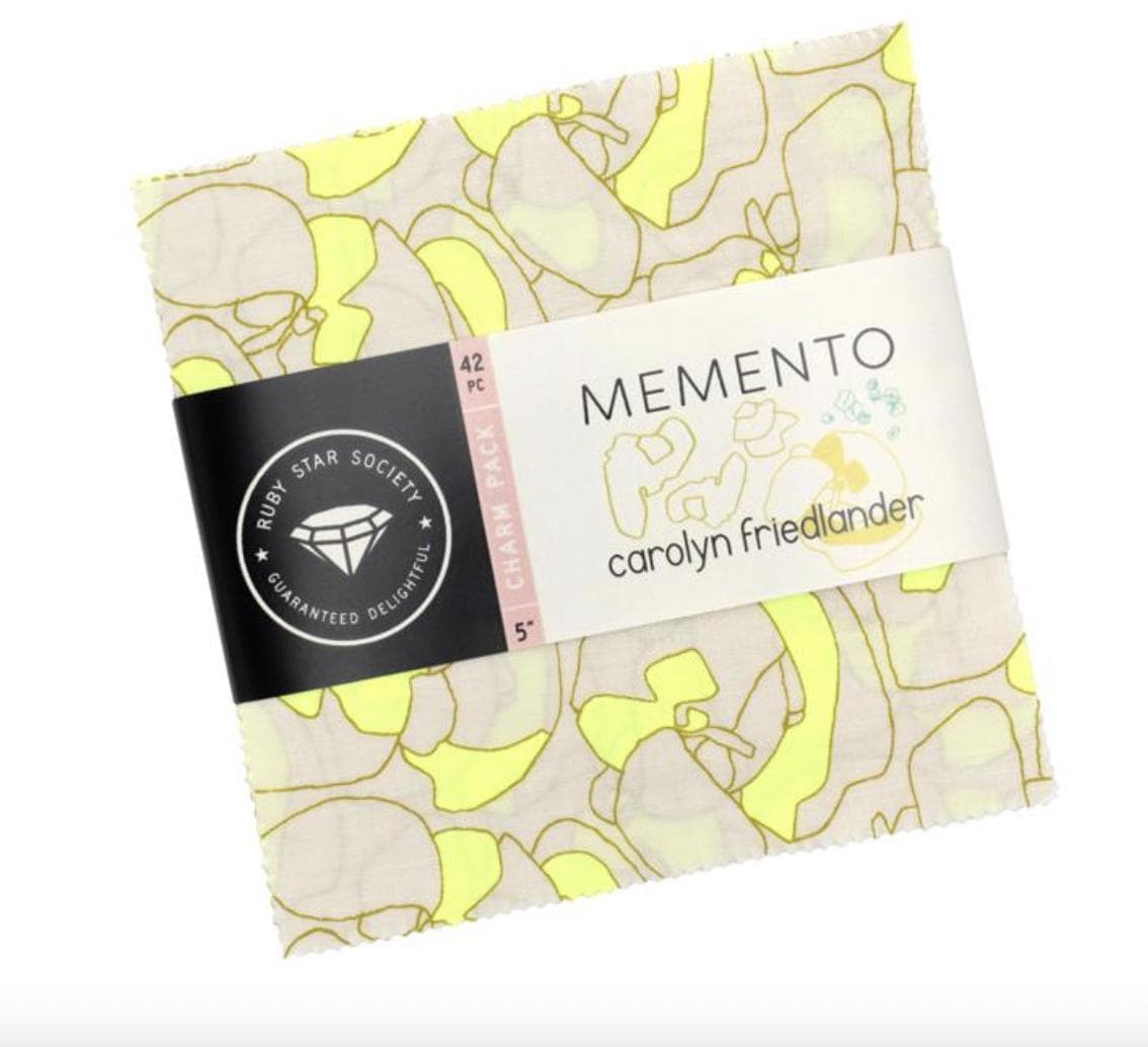 Memento 42 piece fabric charm squares 5 inch Moda Fabrics Carolyn Friedlander quilting cotton