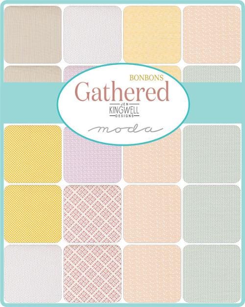 Jen Kingwell Gathered Bonbons fabric Dessert Roll Moda Fabrics
