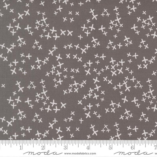 NEW Mira fabric Realm by Zen Chic Dark Grey Graphite modern BTHY quilting cotton