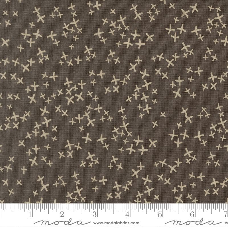 NEW Mira fabric Realm color Charcoal BTHY modern quilting cotton Moda Fabrics