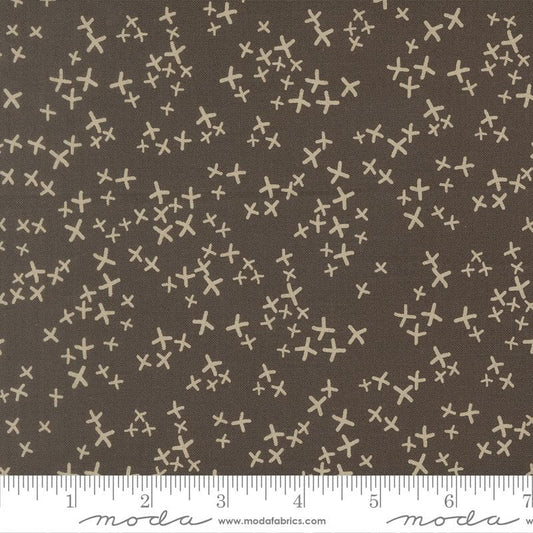 NEW Mira fabric Realm color Charcoal BTHY modern quilting cotton Moda Fabrics