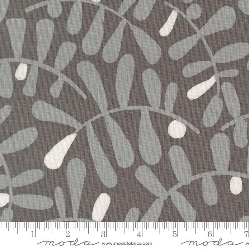 NEW Mira fabric Calm in Graphite gray and blue Zen Chic BTHY Moda quilting cotton