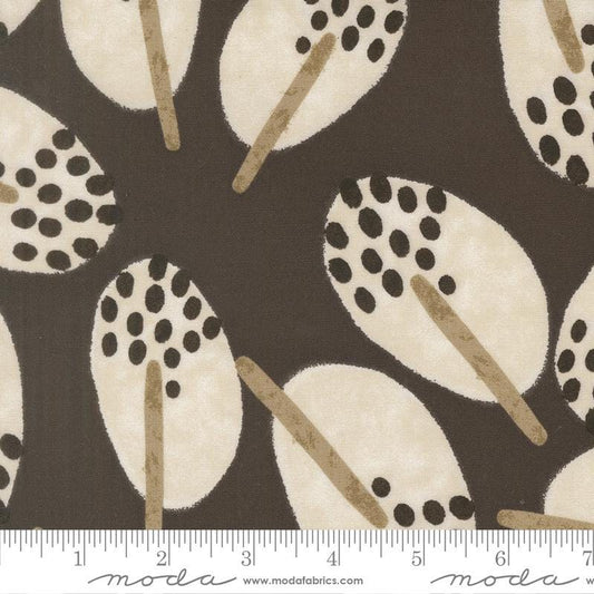 NEW Mira fabric Stillness Charcoal by Zen Chic BTHY Moda quilting cotton