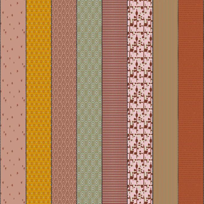 NEW Jen Kingwell Gathered Lollies fabric BTHY Moda quilting cotton 18292 12