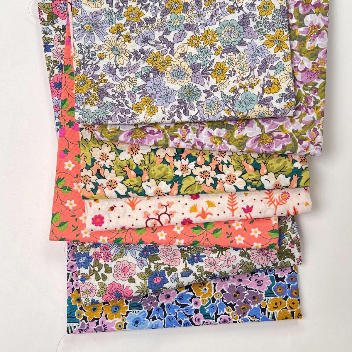 Liberty Fabrics SEVEN fat quarters bundle Lasenby Cotton
