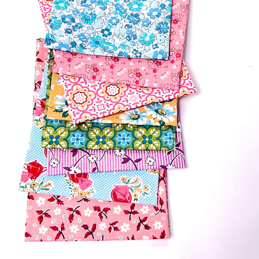 Lori Holt Fabric EIGHT fat quarters Riley Blake