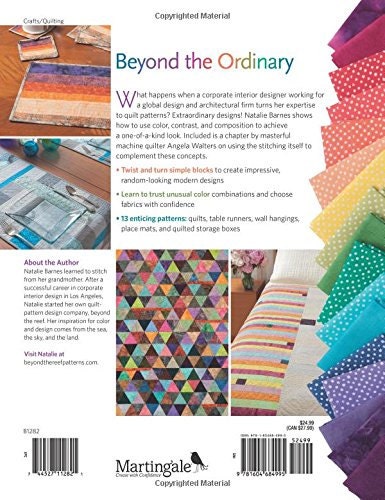 SALE Quilting Instruction book 87pp - A Modern Twist by Natalie Barnes with Angela Walters That Patchwork Place publisher