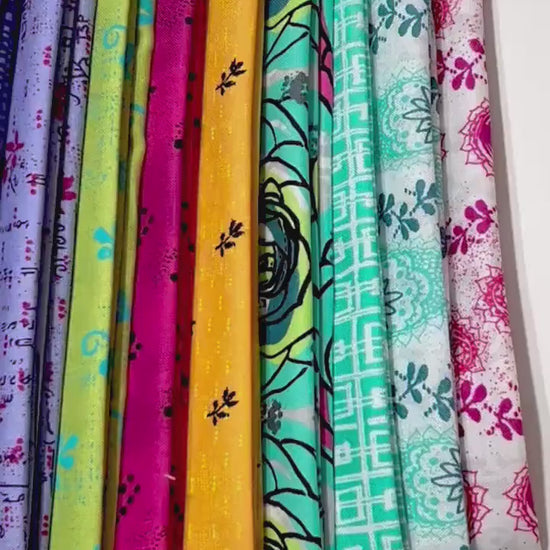 Hang Ten quilt kit Ombre fabrics Natalie Barnes beyond the reef patterns